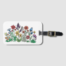 花と花と花 ラゲッジタグ