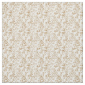 花と花の咲く黄金色のトイ離れレ ファブリック (見本)