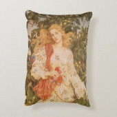 花と花の女神,フローラ・バイ・モーガン アクセントクッション (裏面(縦))