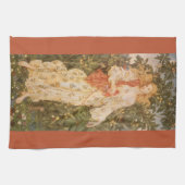花と花の女神,フローラ・バイ・モーガン キッチンタオル (横)