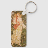 花と花の女神，フローラ・バイ・モーガン キーホルダー (裏面)