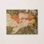 花と花の女神,フローラ・バイ・モーガン ジグソーパズル (横)