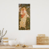 花と花の女神，フローラ・バイ・モーガン ポスター (キッチン)