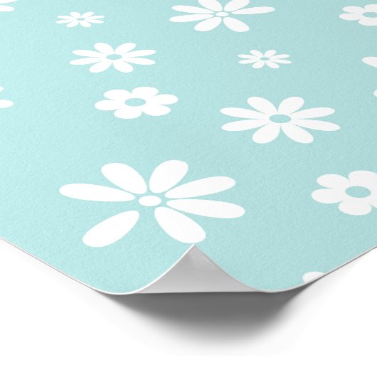 花と花びら10 ポスター (角)