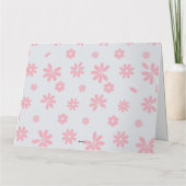 花と花びら12 サンキューカード (裏面)