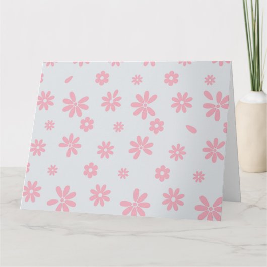 花と花びら12 サンキューカード (正面)