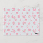 花と花びら12 ポストカード (裏面)