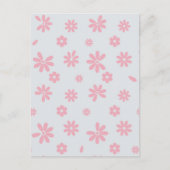 花と花びら12 ポストカード (正面)