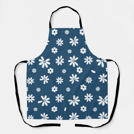 花と花びら4 エプロン (正面)