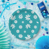 花と花びら5 ペーパープレート (パーティー)