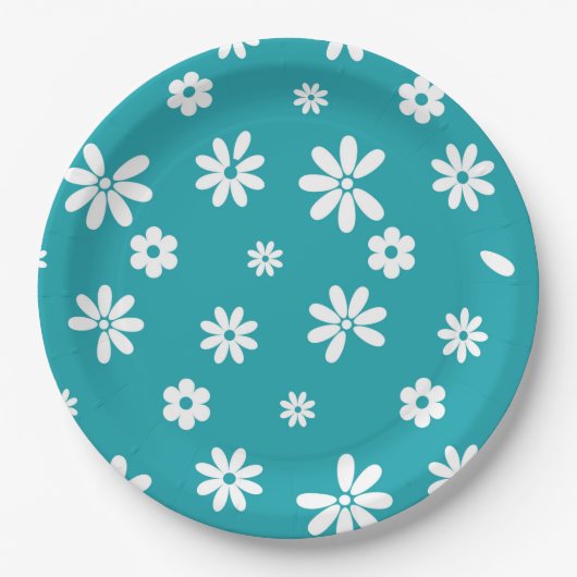 花と花びら5 ペーパープレート (正面)