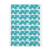 花と花びら5 ラップアラウンドラベル (シート)