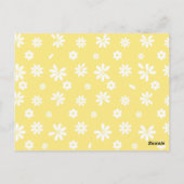 花と花びら6 ポストカード (裏面)