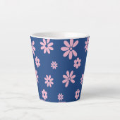 花と花びら 13 カフェラテマグ (正面)