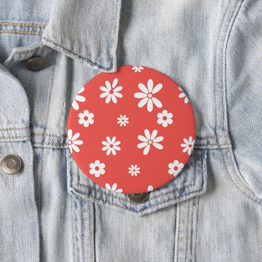 花と花びら 1 缶バッジ (インサイチュ)