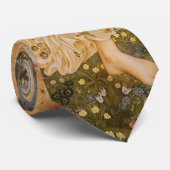 花と花弁の女神、フローラ（Morganによる) ネクタイ (ロール)