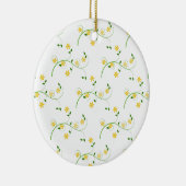 花と花飾り セラミックオーナメント (右)