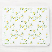 花と花飾り マウスパッド (正面)