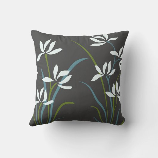 花と草 クッション (裏面)