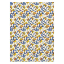 花と葉の見事なシームレスパターン