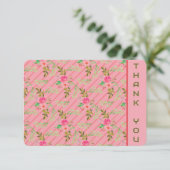 花と葉サンキューカード サンキューカード (スタンド正面)