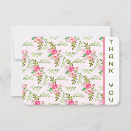 花と葉サンキューカード サンキューカード