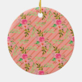 花と葉セラミックオーナメント セラミックオーナメント (裏面)