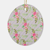 花と葉セラミックオーナメント セラミックオーナメント (左)