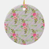 花と葉セラミックオーナメント セラミックオーナメント (裏面)