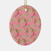 花と葉セラミックオーナメント セラミックオーナメント (右)