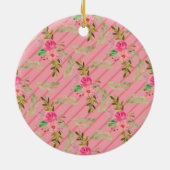 花と葉セラミックオーナメント セラミックオーナメント (裏面)