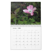 花と葉生物 カレンダー (1月 2026)