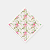花と葉紙ナプキン スタンダードカクテルナプキン (角)