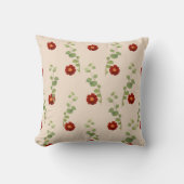 花と葉花 クッション (正面)