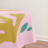 花と葉02ピンクフローラ テーブルクロス (インサイチュ)
