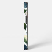 花と葉 iPhoneケース (左側面)