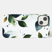 花と葉 iPhoneケース (裏面横)