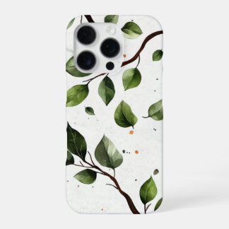 花と葉 iPhone 16 PROケース