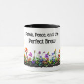 花と蜂のコーヒーマグ マグカップ (中央)