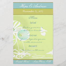 花と蜂のメニュー