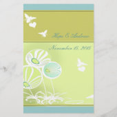 花と蜂のメニュー (裏面)