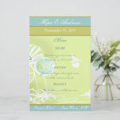 花と蜂のメニュー (スタンド正面)