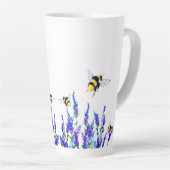 花と蜂のラテマグ カフェラテマグ (右アングル)