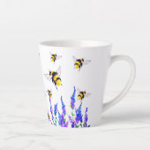 花と蜂のラテマグ カフェラテマグ (右)