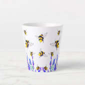 花と蜂のラテマグ カフェラテマグ (正面)