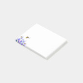 花と蜂の付箋春 ポストイット (アングル)