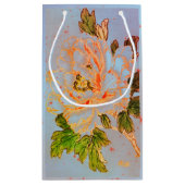 花と蜂の抱き枕 スモールペーパーバッグ (裏面)