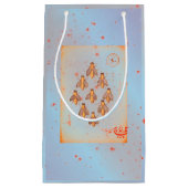 花と蜂の抱き枕 スモールペーパーバッグ (正面)