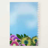 花と蜂の日の予算 プランナー手帳 (裏面)