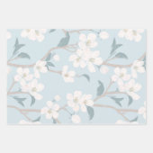 花と蜂をテーマにした包装紙シート ラッピングペーパーシート (正面)